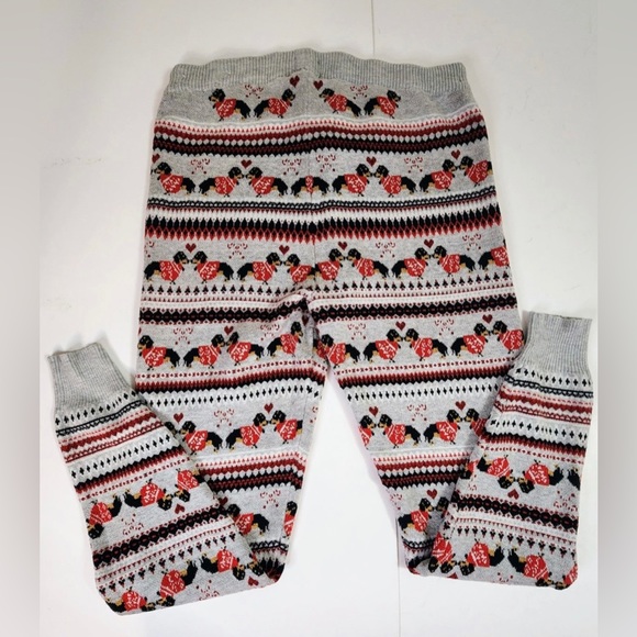 American Eagle Knit Joggers Pajama Pants w Daschunds Women's Size Large - Picture 3 of 6